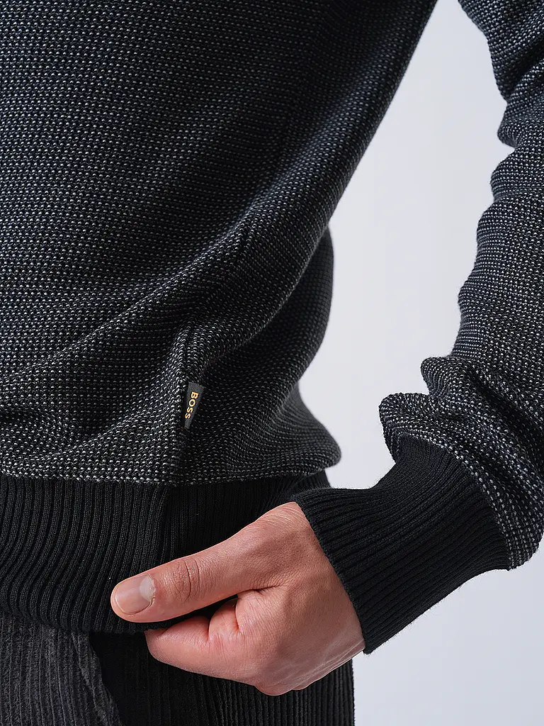 BOSS | Pullover KLAPOK | schwarz