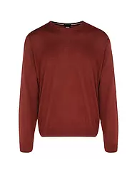 BOSS | Pull coupe slim LENO-P | Rouge