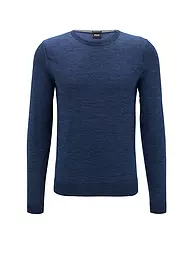 BOSS | Pull coupe slim LENO-P | Bleu
