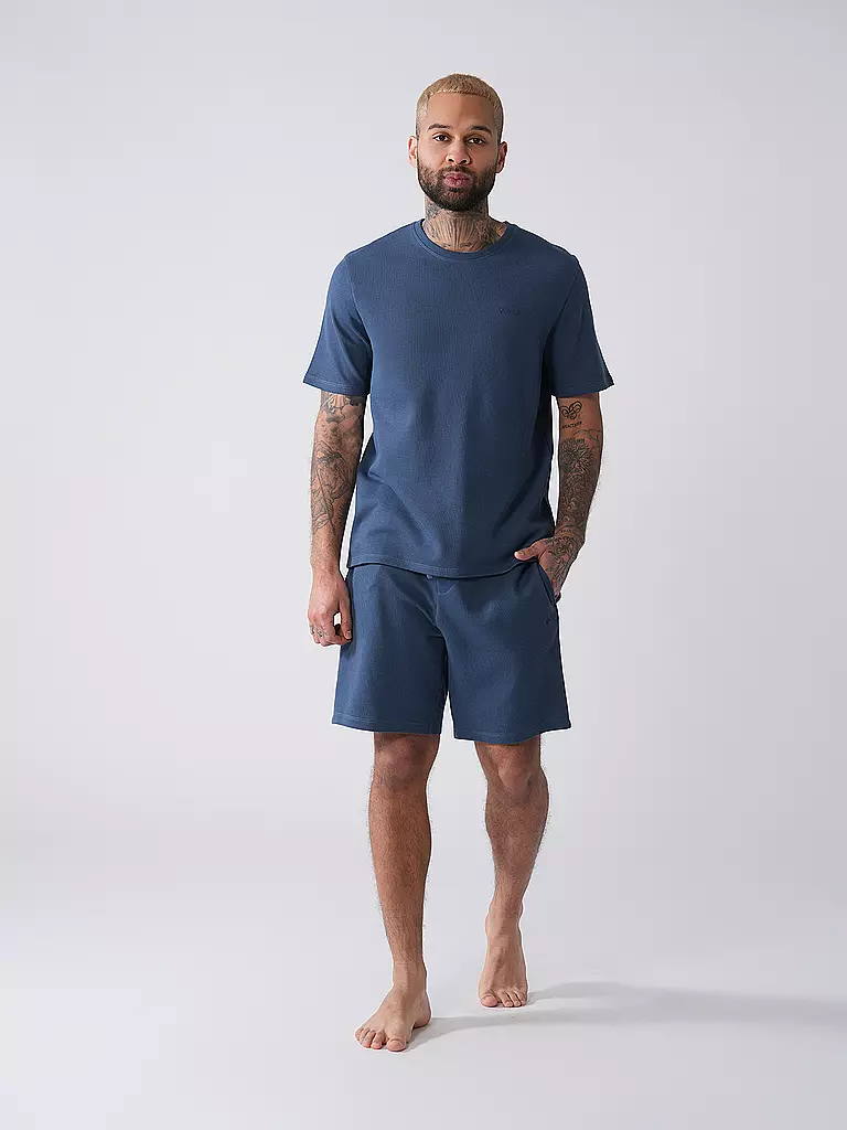 BOSS | Pyjamahose - Shorts | Bleu