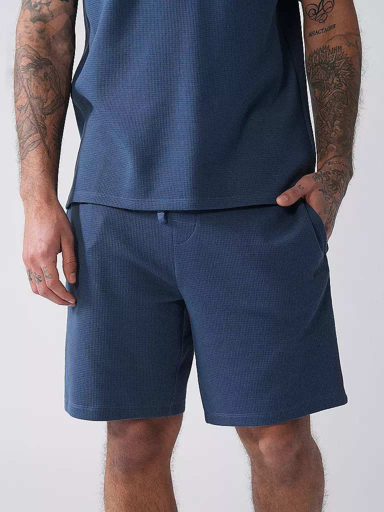 BOSS | Pyjamahose - Shorts | Bleu
