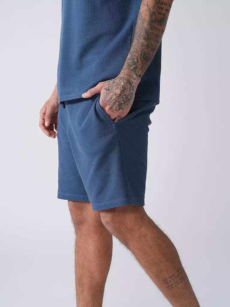 BOSS | Pyjamahose - Shorts | Bleu
