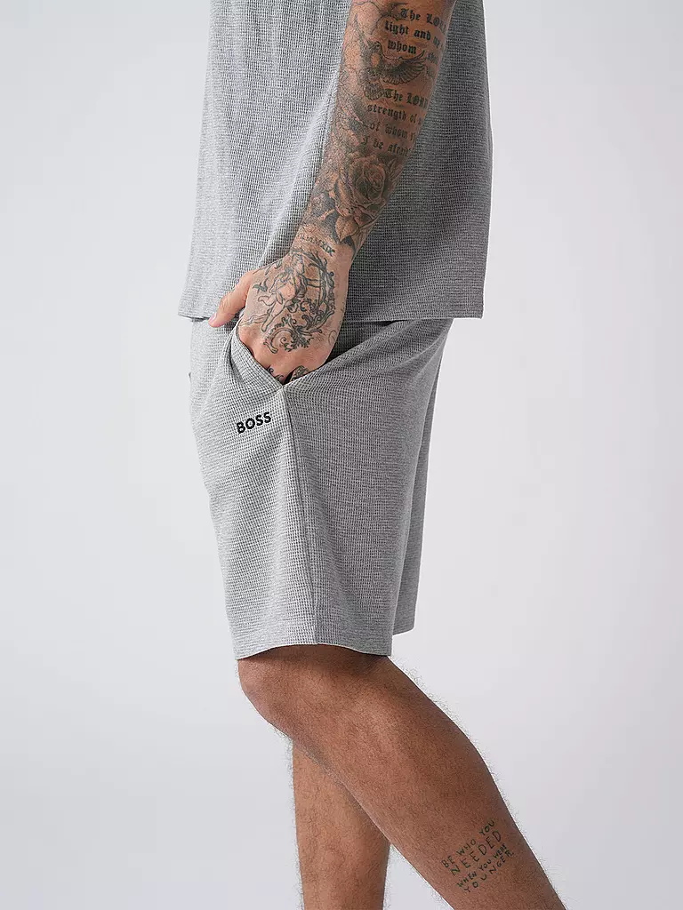 BOSS | Pyjamahose - Shorts | Gris