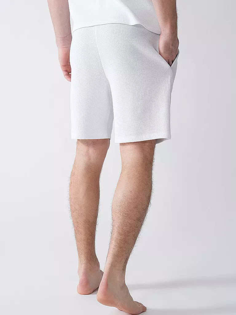 BOSS | Pyjamahose - Shorts | Blanc