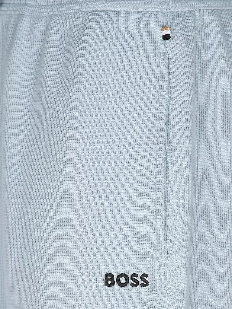 BOSS | Pyjamahose - Shorts | Bleu clair