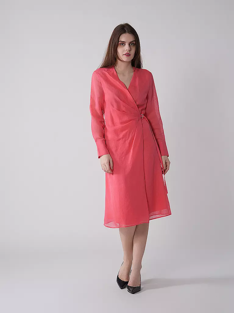 BOSS | Robe midi DOSALA | Rose vif