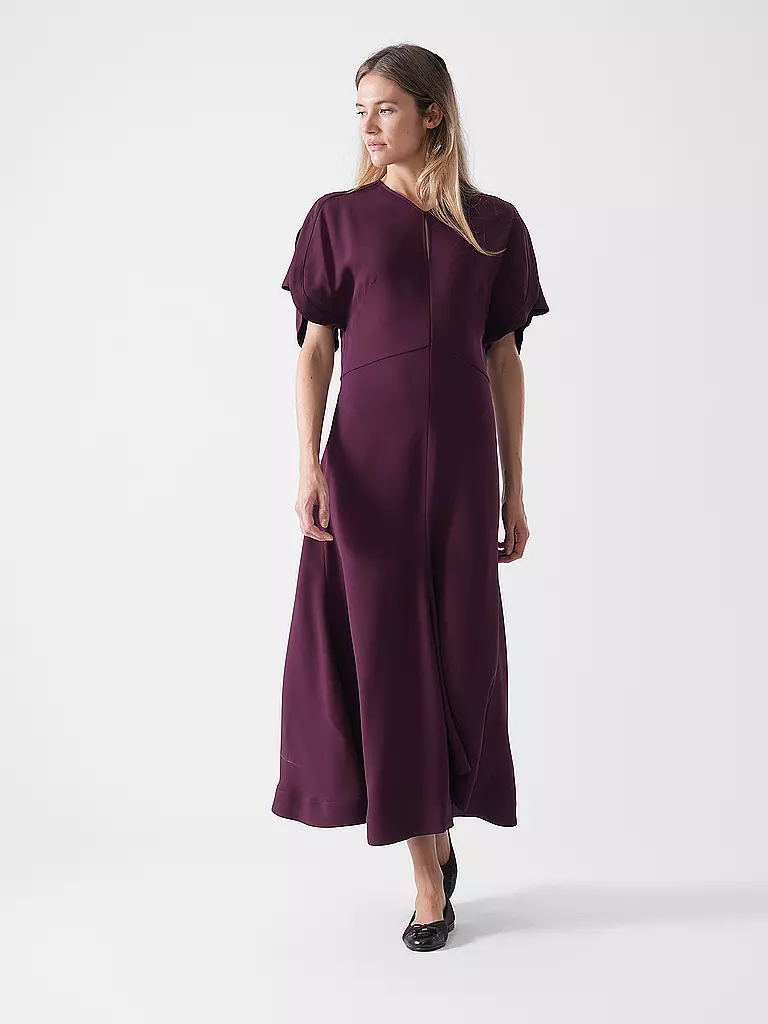 BOSS | Robe midi | Rouge foncé
