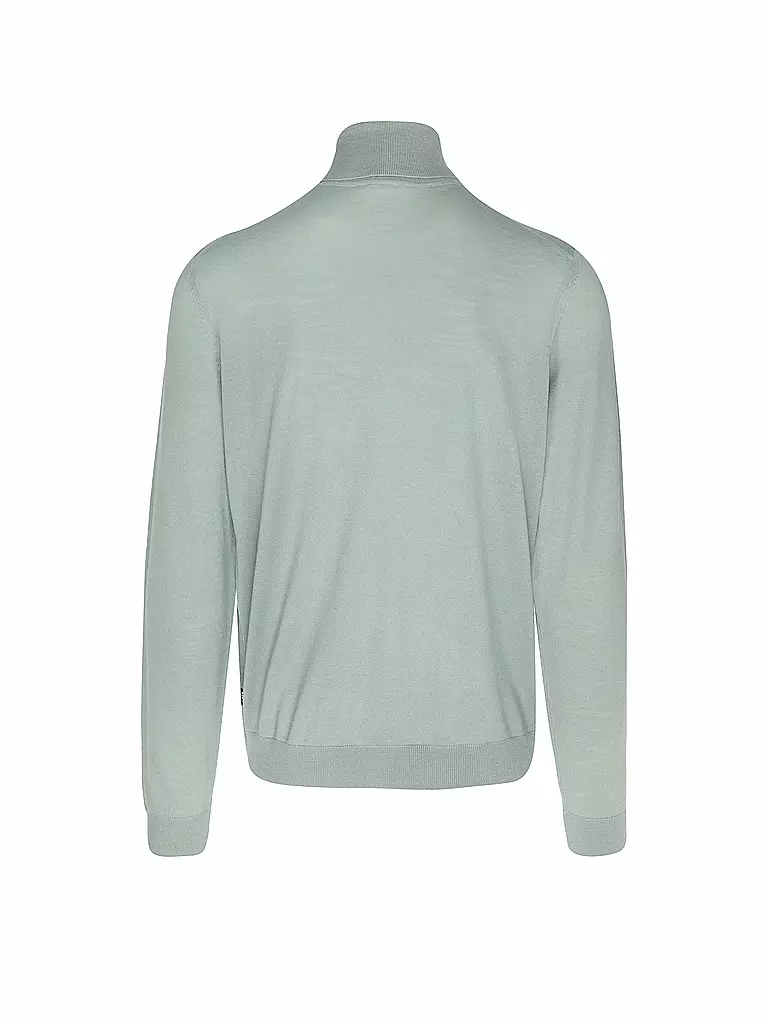 BOSS | Rollkragenpullover Slim Fit MUSSO | hellgrün