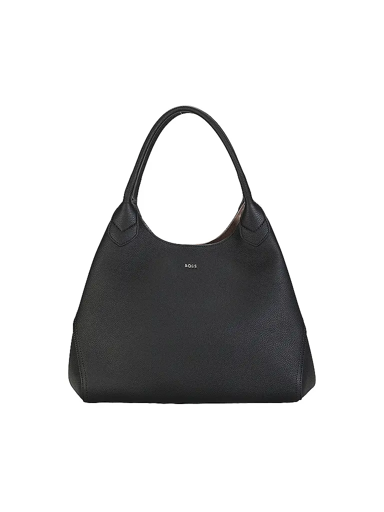 BOSS | Sac en cuir - Sac bandoulière LENAH TOTE | schwarz