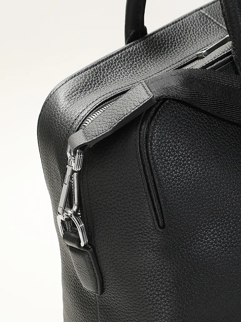 BOSS | Sac en cuir - Sac de voyage MADISON | Noir