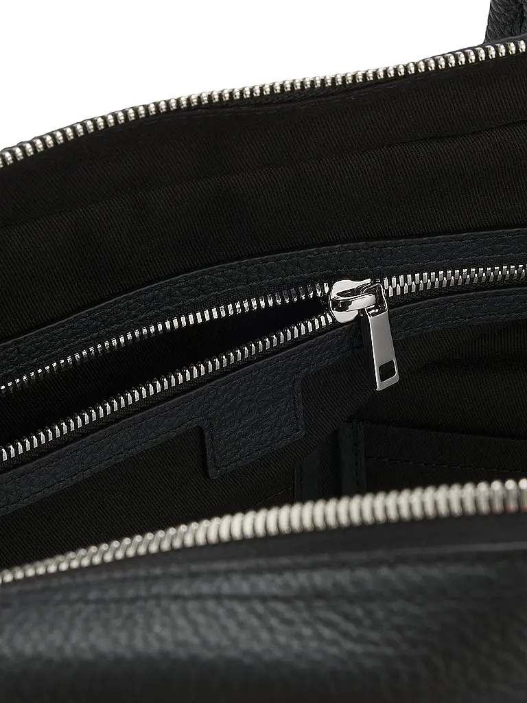 BOSS | Sac en cuir - Sac de voyage MADISON | Noir