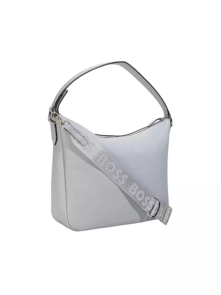 BOSS | Sac en cuir - Sac Hobo ALYCE Medium | weiss