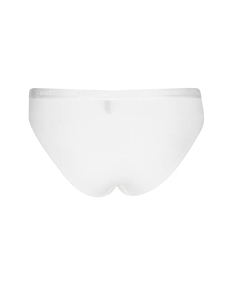 BOSS | Slip ouvert blanc | Crème