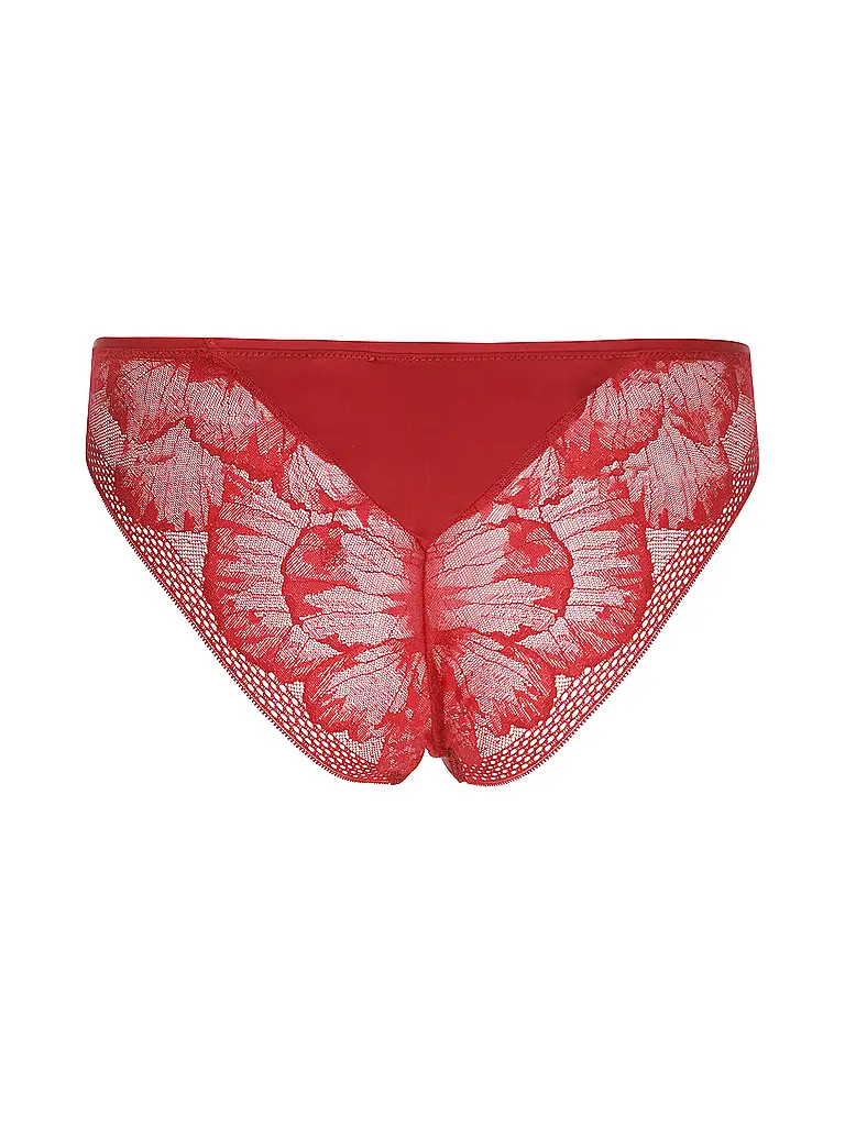BOSS | Slip PEONY LACE rouge foncé | Rouge foncé