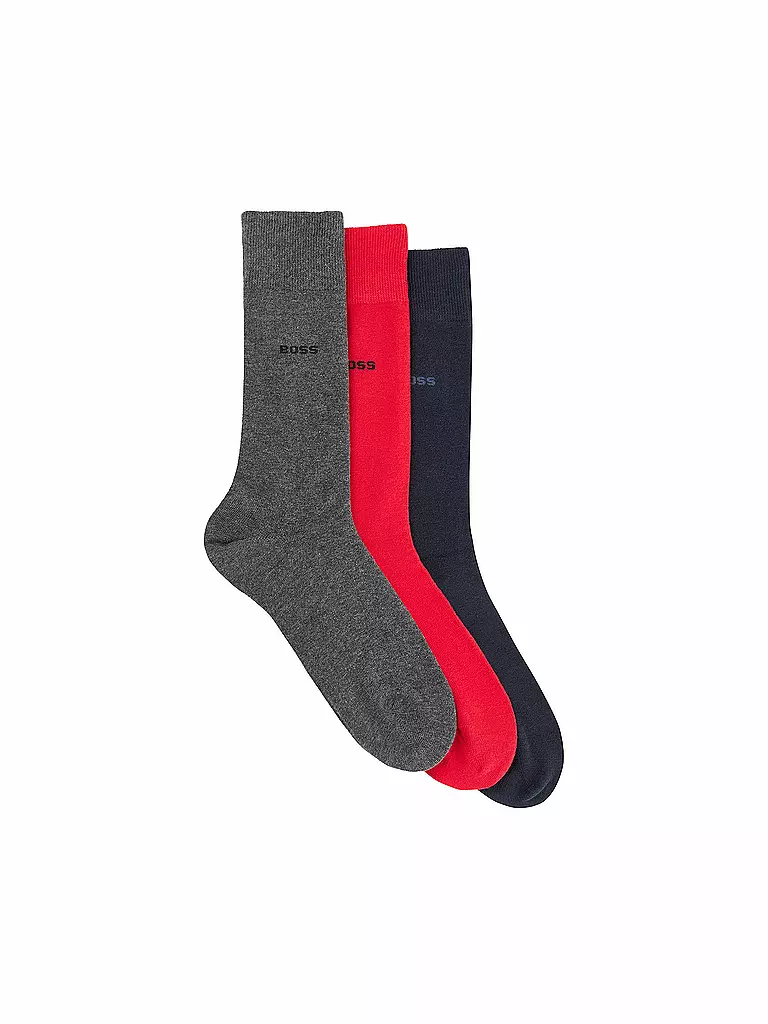 BOSS | Socken 3-er Pack open red | Rouge
