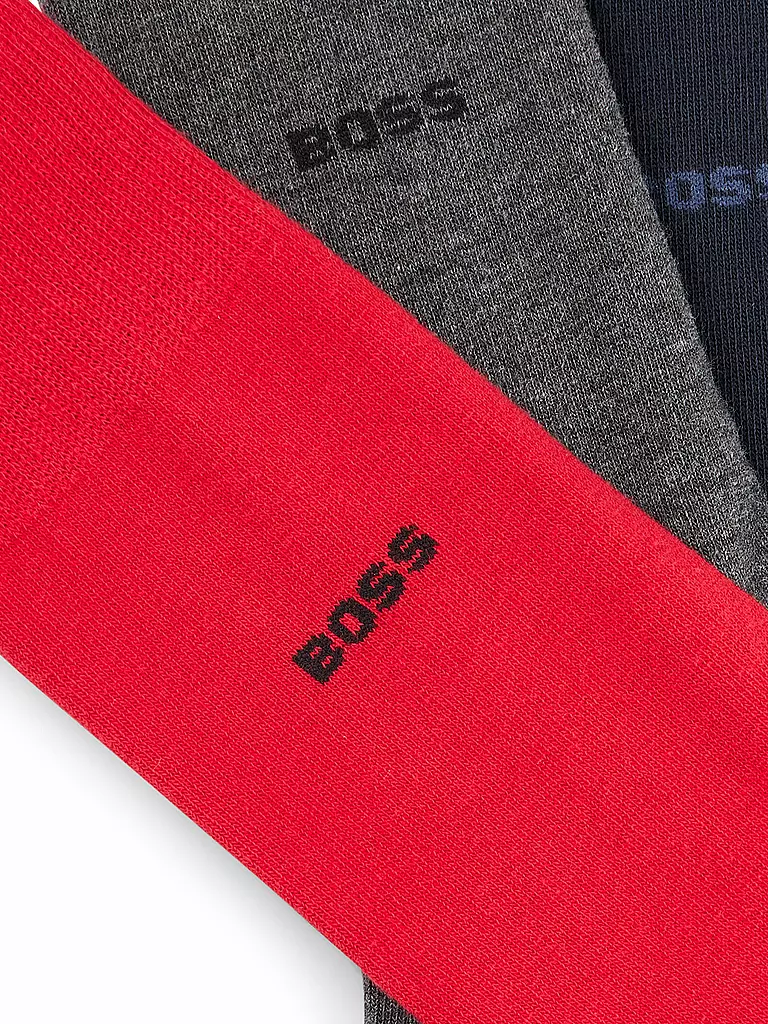 BOSS | Socken 3-er Pack open red | Rouge