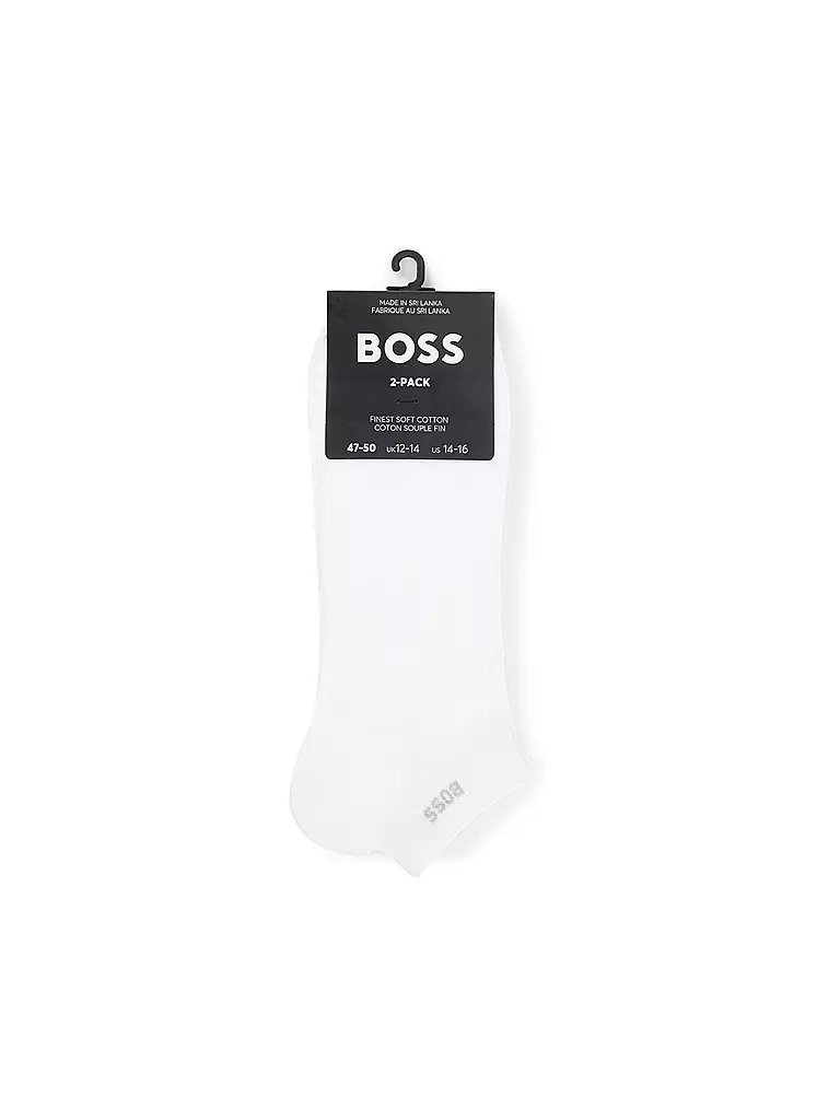 BOSS | Socquettes 2 paires blanc | 