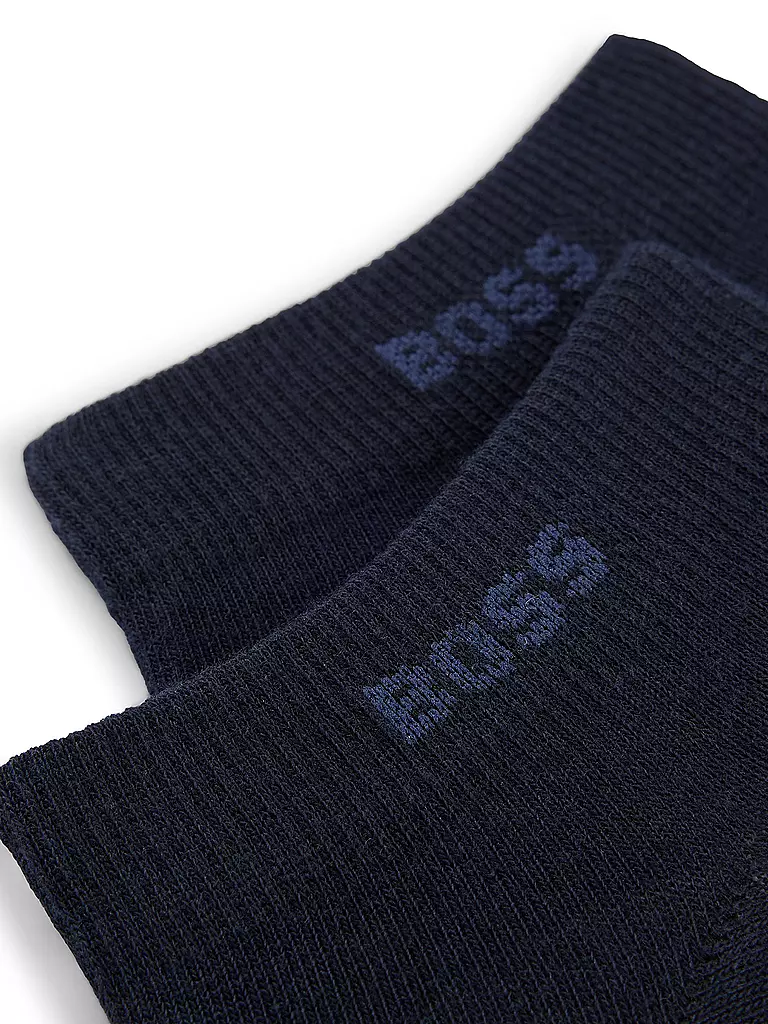BOSS | Socquettes lot de 2 bleu foncé | 