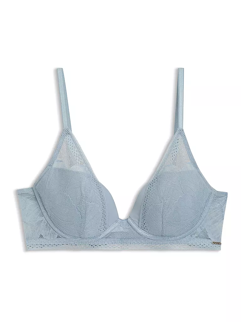 BOSS | Soutien-gorge à armatures HALF PAD_PEONY LACE bleu clair | 