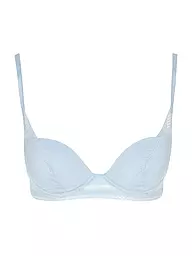 BOSS | Soutien-gorge à armatures HALF PAD_PEONY LACE rouge foncé | Bleu clair
