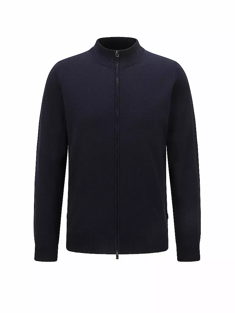 BOSS | Strickjacke Balonso | dunkelblau