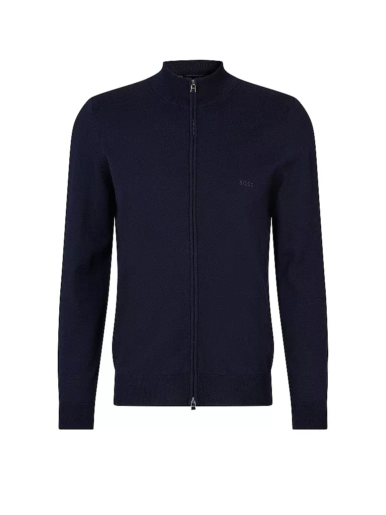 BOSS | Strickjacke BALONSO | Bleu foncé