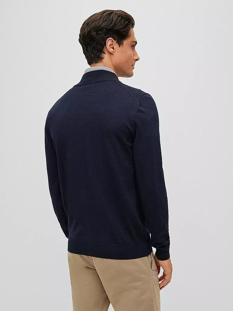 BOSS | Strickjacke Balonso | dunkelblau