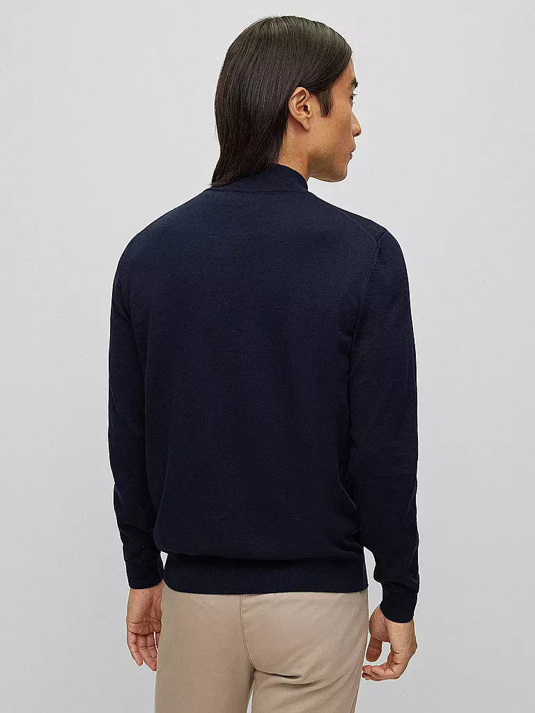 BOSS | Strickjacke BALONSO | Bleu foncé