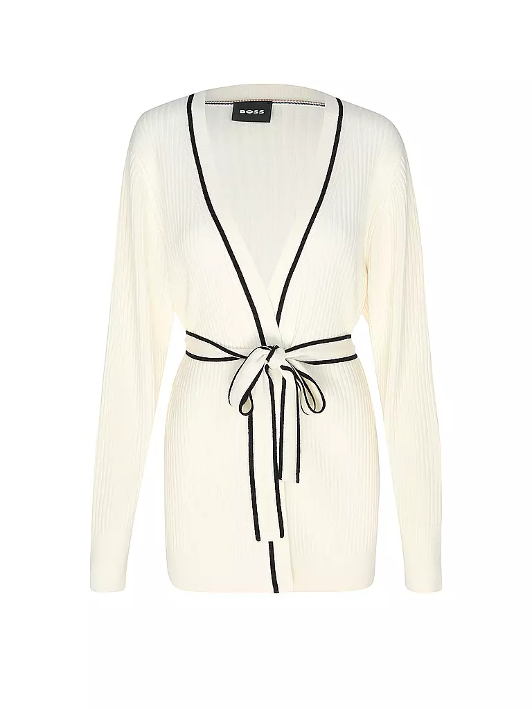 BOSS | Strickjacke | Blanc