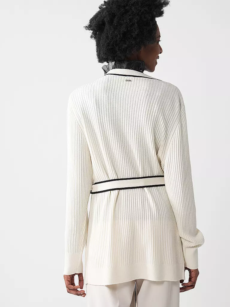 BOSS | Strickjacke | Blanc