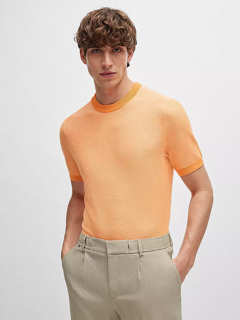 BOSS | Strickshirt TANTINO | Orange