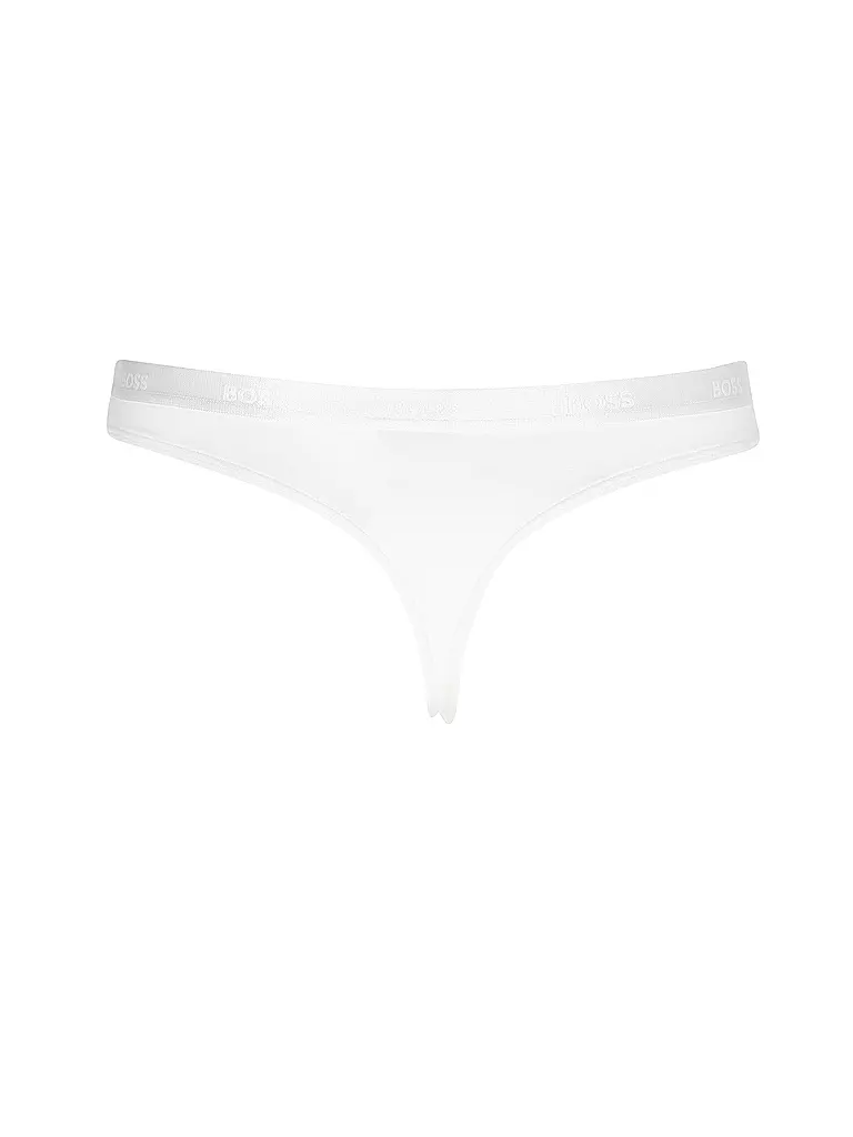 BOSS | String open white | Crème