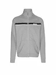 BOSS | Sweat-shirt de détente zippé | Gris clair