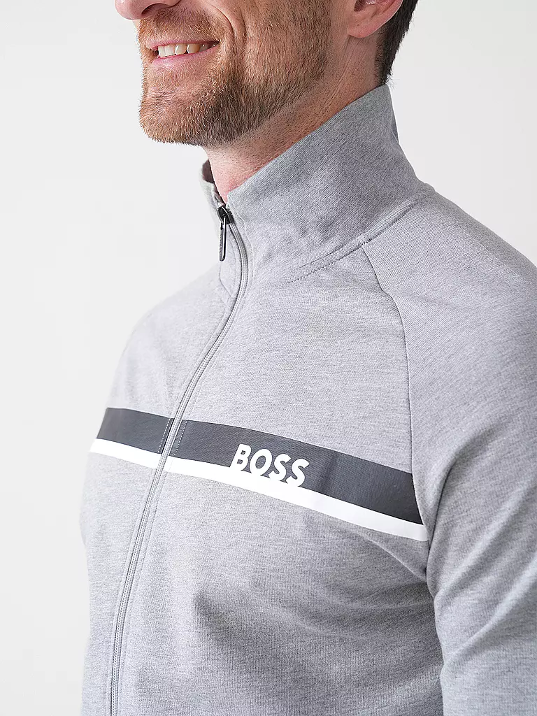 BOSS | Sweat-shirt de détente zippé | 