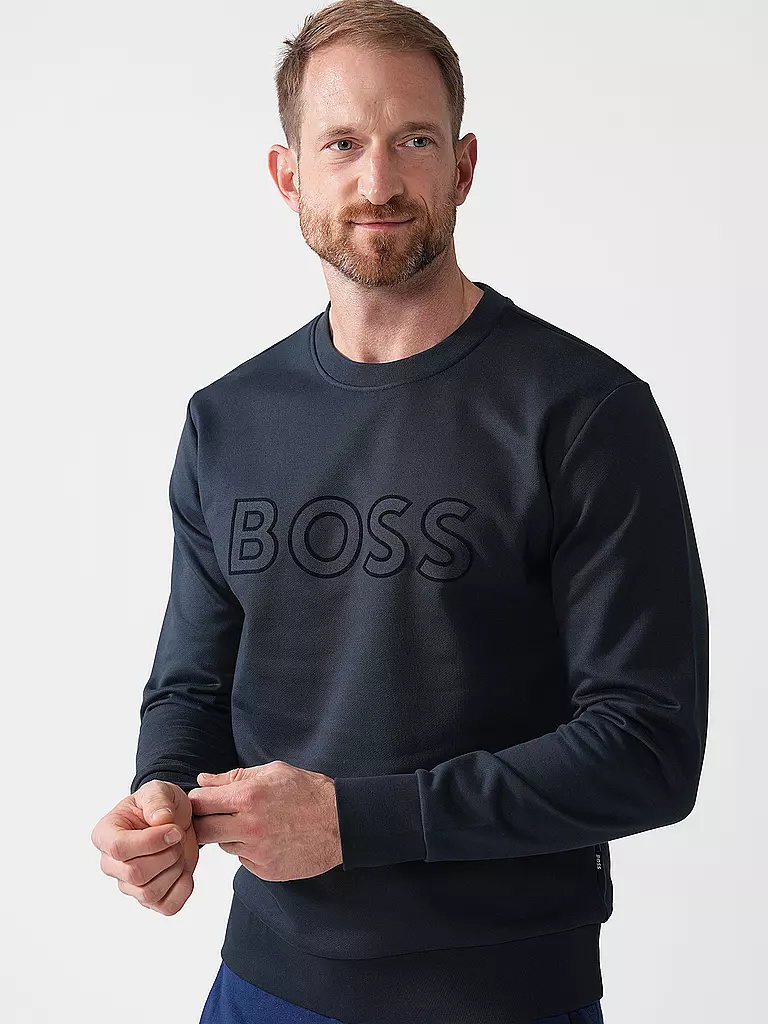 BOSS | Sweater SOLERI | Bleu foncé