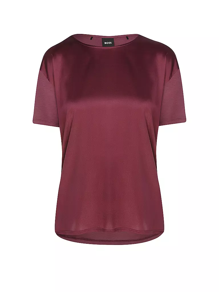 BOSS | T-shirt blouse ESANDY | Rouge foncé