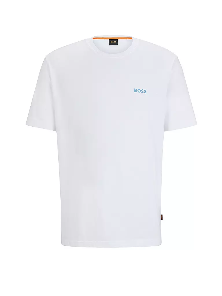 BOSS | T-Shirt Comfort Fit TE_CORAL | Blanc