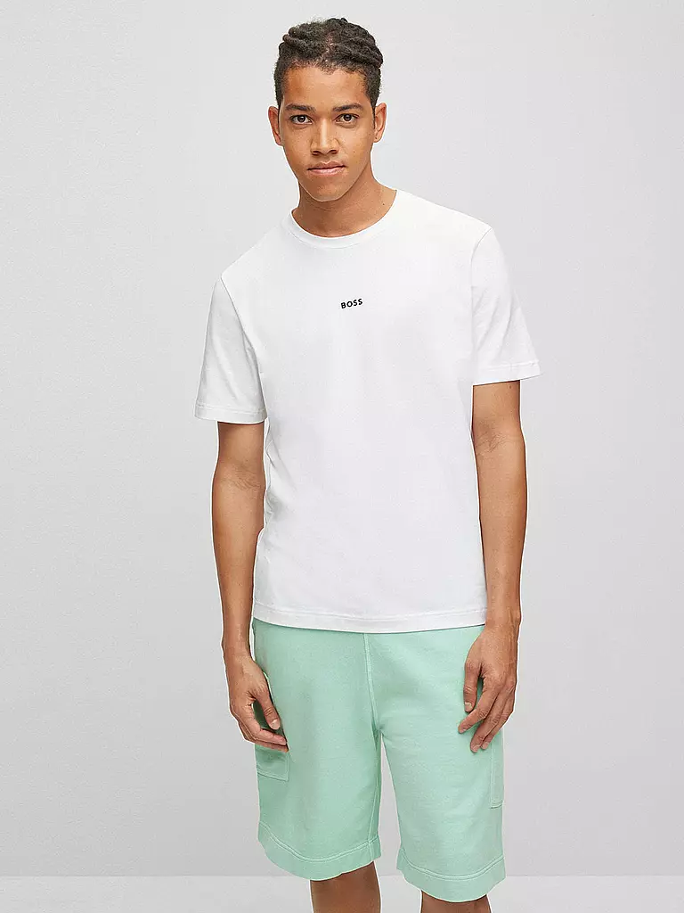 BOSS | T-Shirt Coupe décontractée TCHUP | Blanc