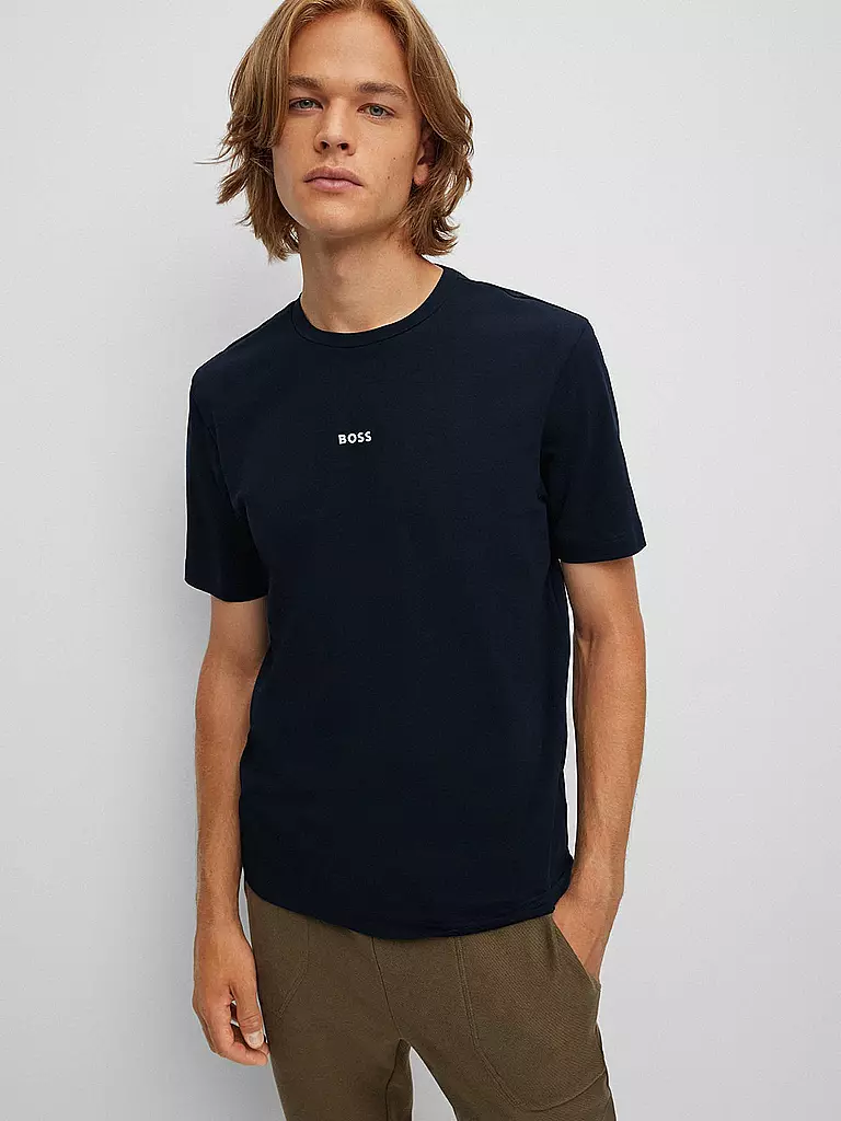 BOSS | T-shirt Coupe décontractée TCHUP | Bleu
