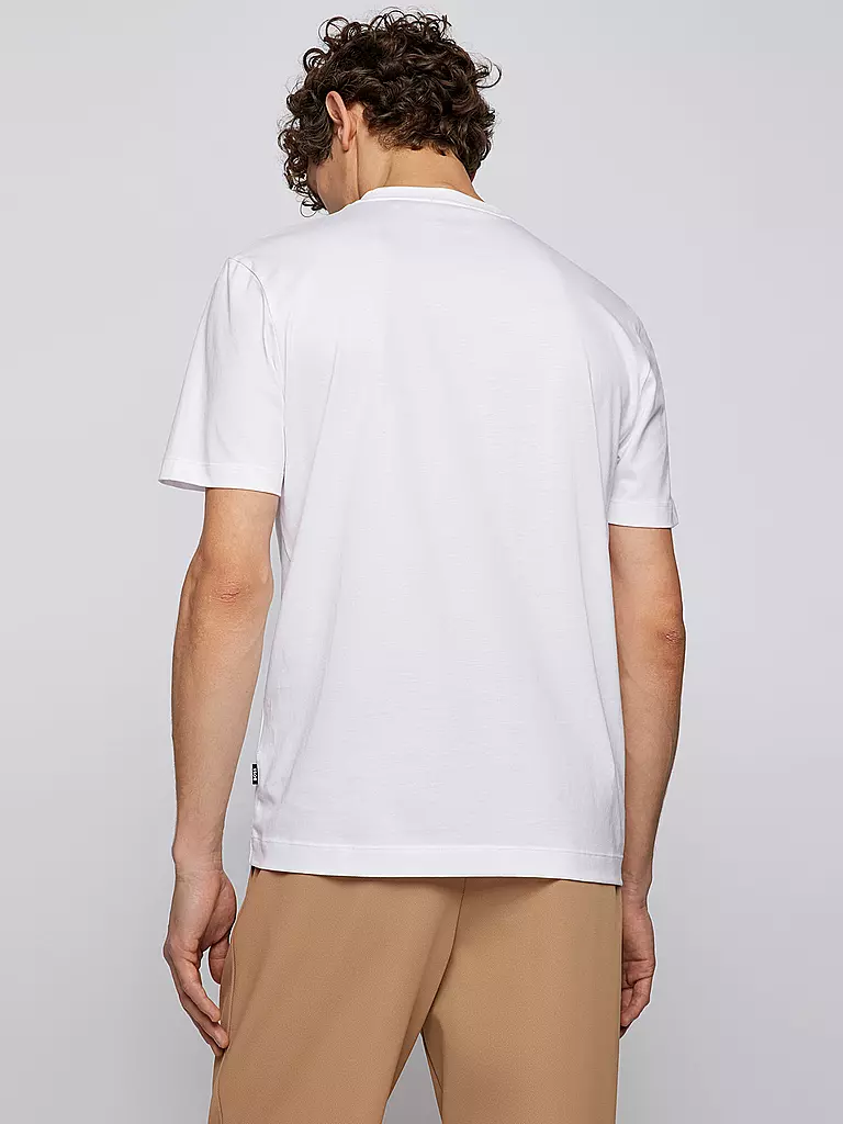 BOSS | T-shirt coupe droite THOMPSON | weiss