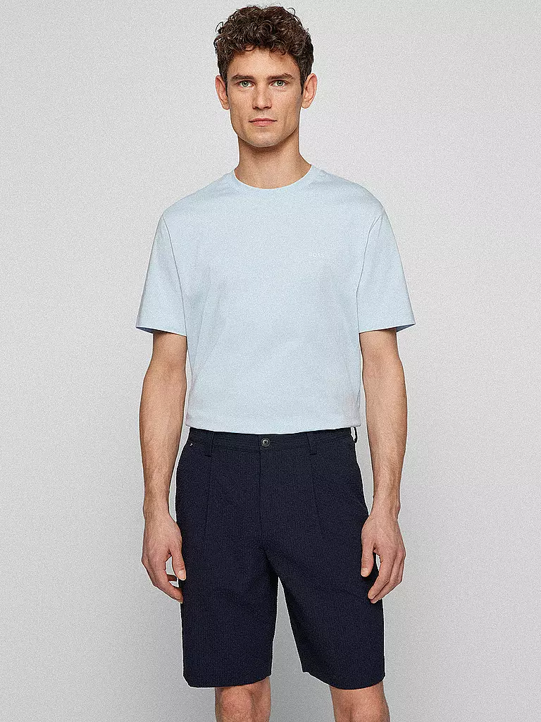 BOSS | T-shirt coupe droite THOMPSON | hellblau