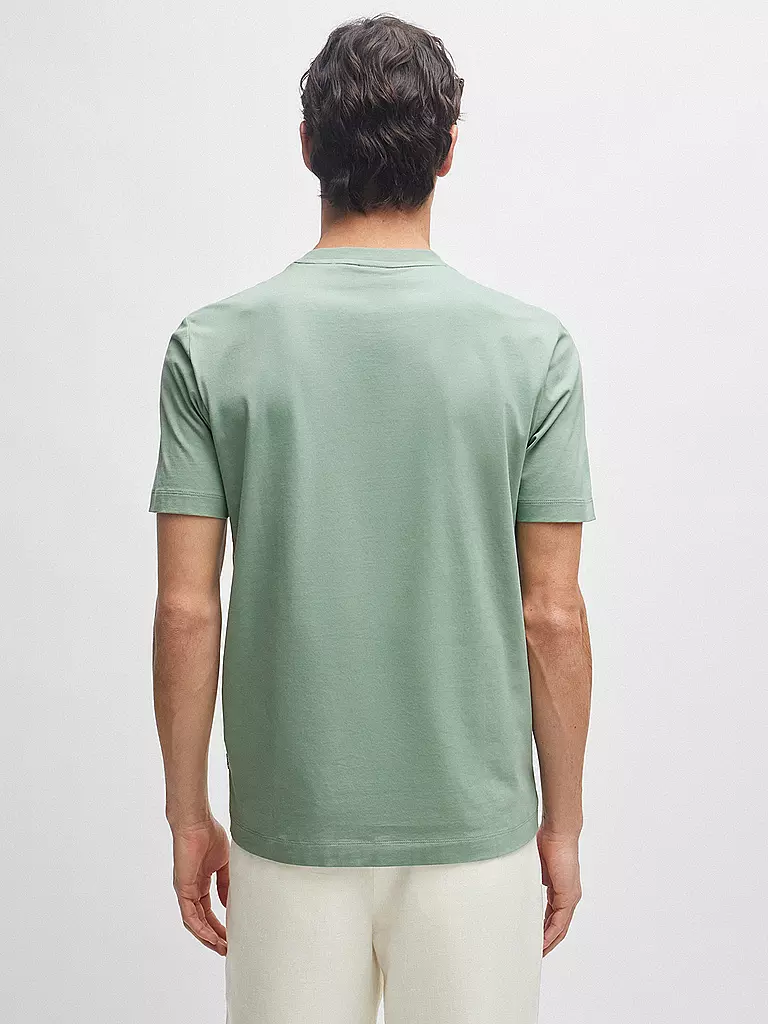 BOSS | T-shirt coupe regular THOMPSON 01 | hellgrün