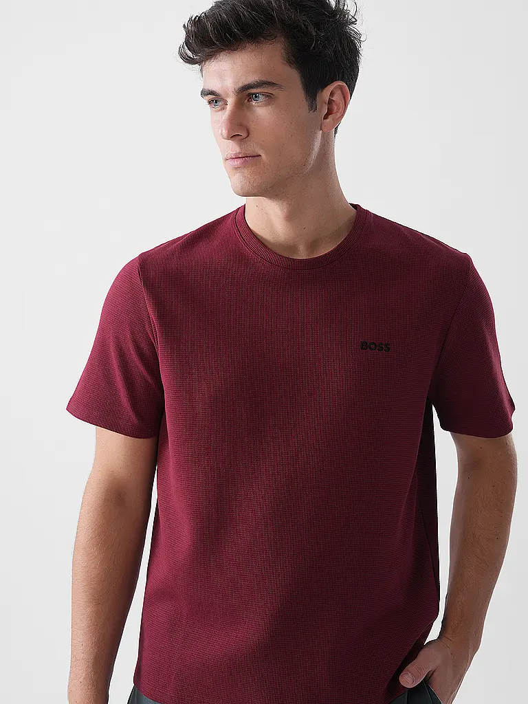 BOSS | T-shirt de détente | dunkelrot