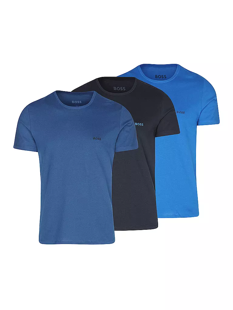 BOSS | T-shirt lot de 3 CLASSIC | Bleu foncé