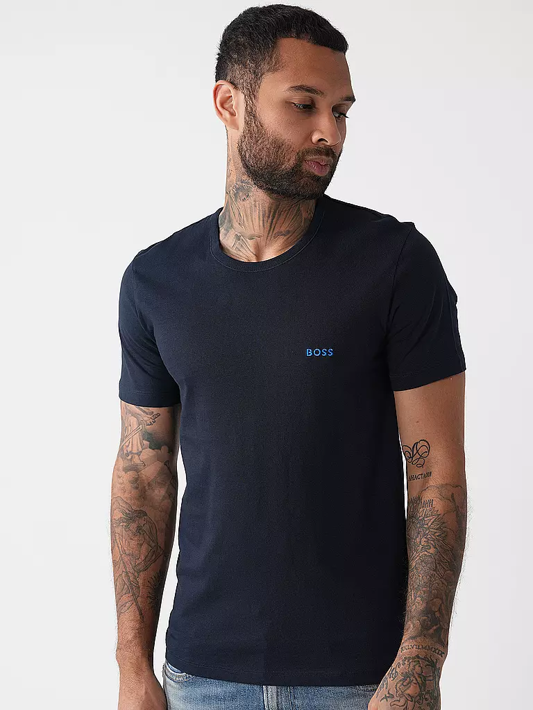 BOSS | T-shirt lot de 3 CLASSIC | Bleu foncé