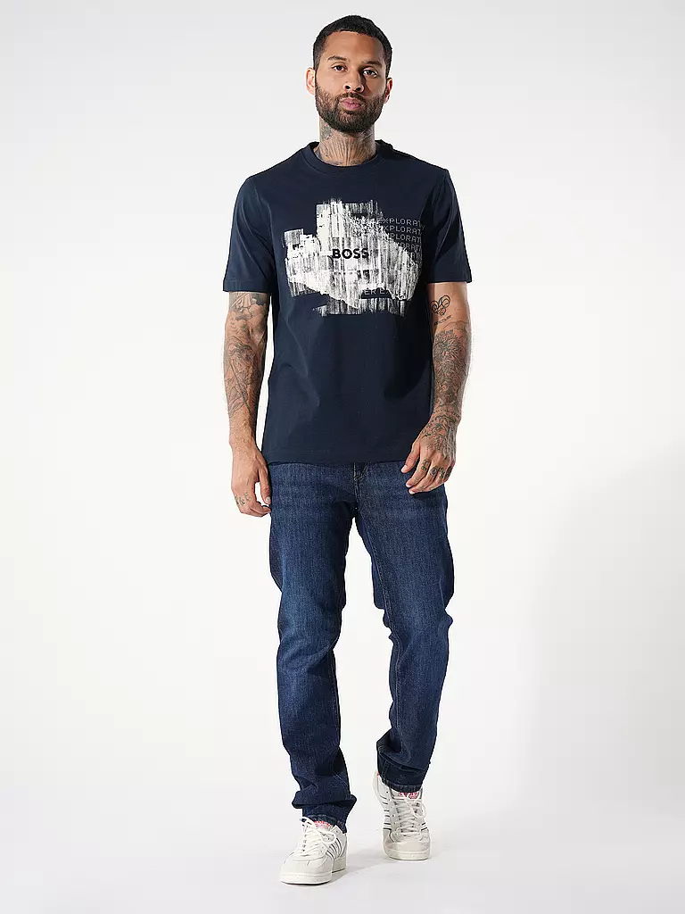 BOSS | T-Shirt TE_ALIEN | Bleu