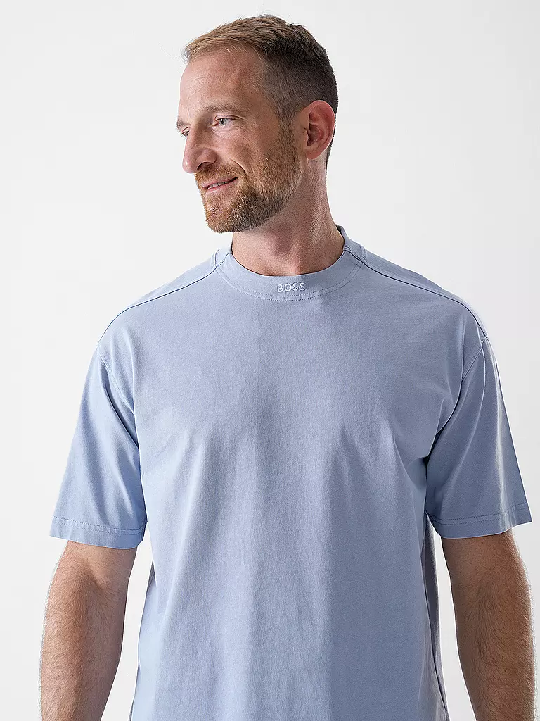 BOSS | T-shirt TE_DYE | hellblau