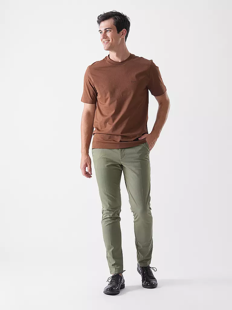 BOSS | T-Shirt THOMPSON 01 | braun