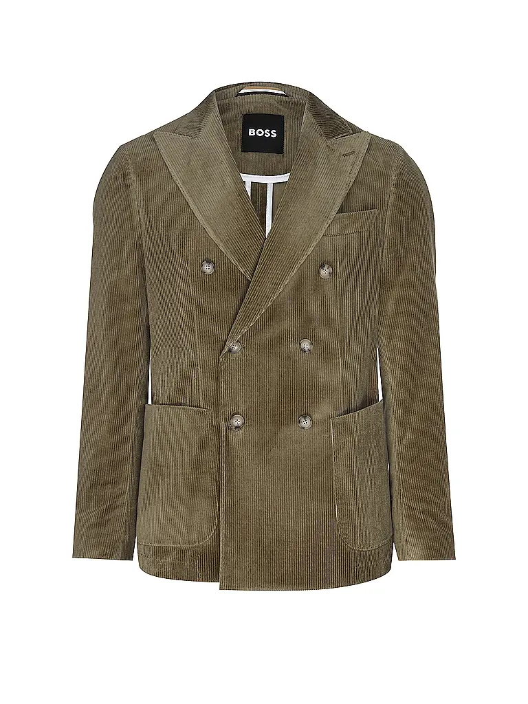 BOSS | Veste de costume slim fit C-HANRY | olive