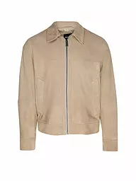 BOSS | Veste en cuir H-MALBANO5 | Beige